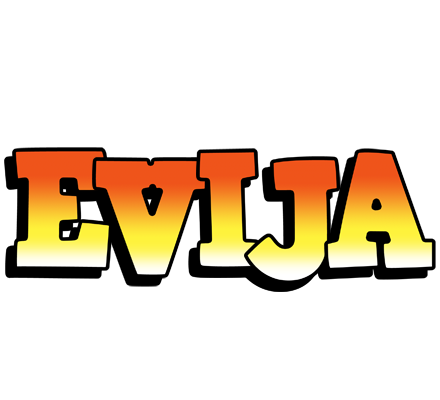 Evija sunset logo