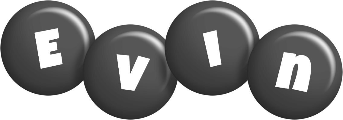 Evin candy-black logo