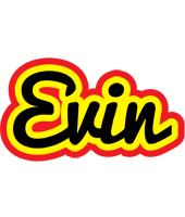 Evin flaming logo