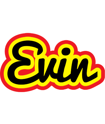 Evin flaming logo