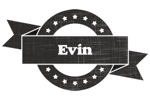 Evin grunge logo