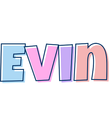 Evin pastel logo