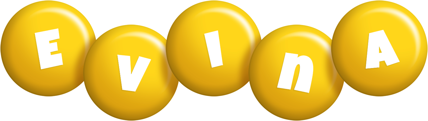 Evina candy-yellow logo