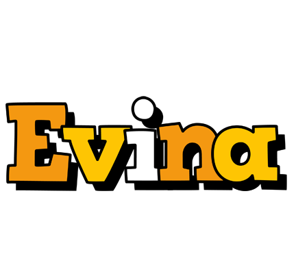 Evina cartoon logo