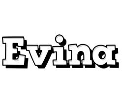 Evina snowing logo