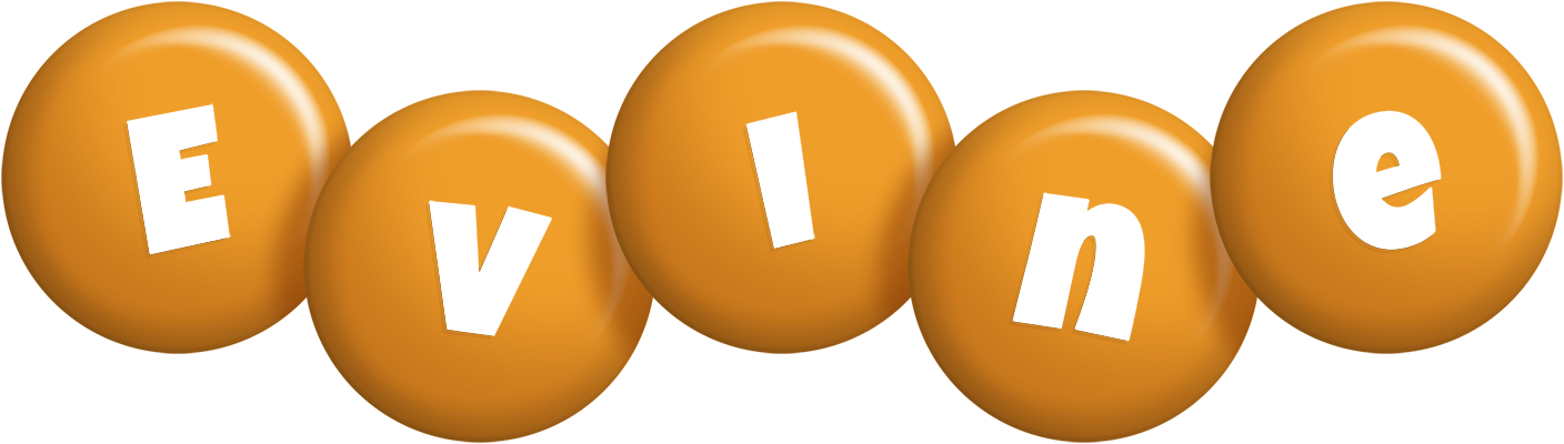 Evine candy-orange logo