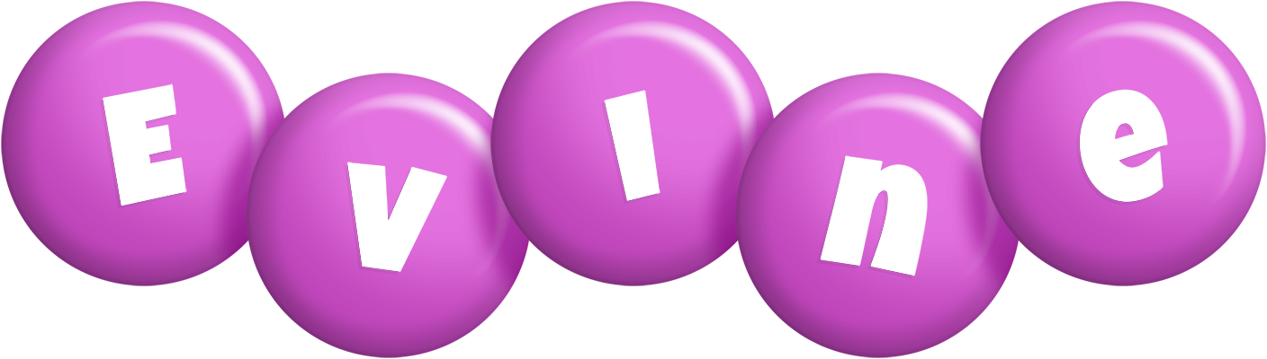 Evine candy-purple logo