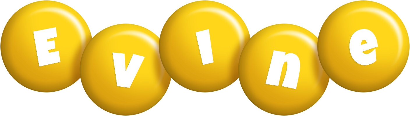Evine candy-yellow logo
