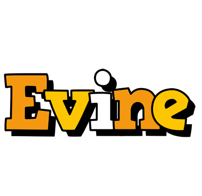 Evine cartoon logo