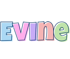 Evine pastel logo