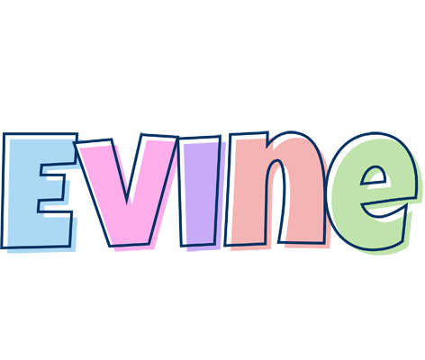 Evine pastel logo