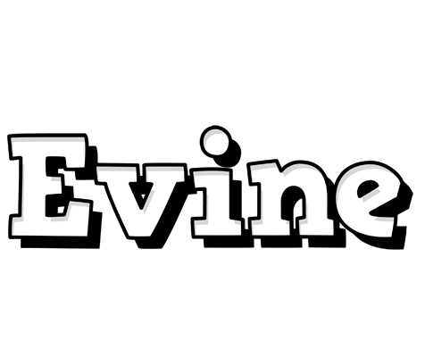 Evine snowing logo