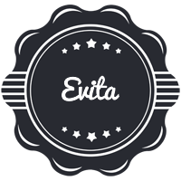 Evita badge logo