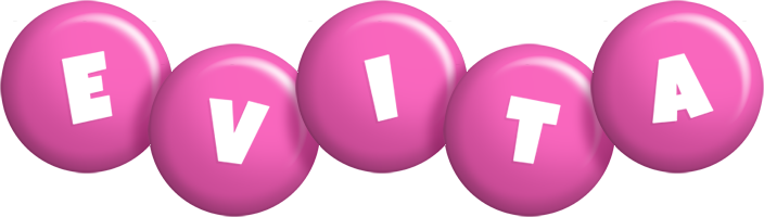 Evita candy-pink logo