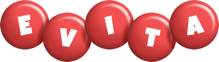 Evita candy-red logo