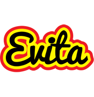 Evita flaming logo