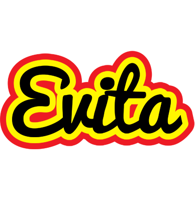 Evita flaming logo