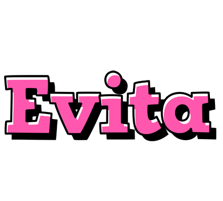 Evita girlish logo