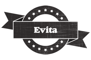 Evita grunge logo