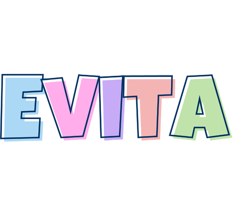 Evita pastel logo
