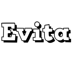 Evita snowing logo