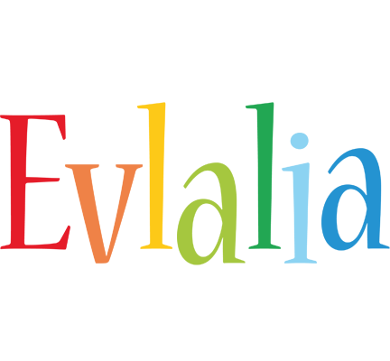Evlalia birthday logo