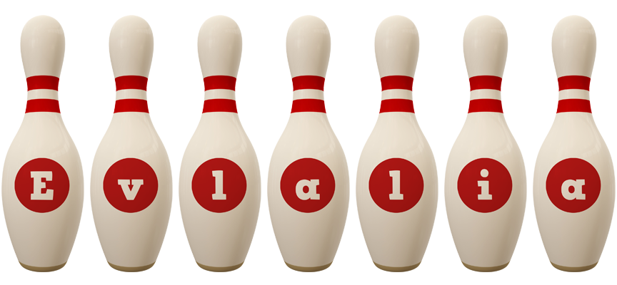 Evlalia bowling-pin logo