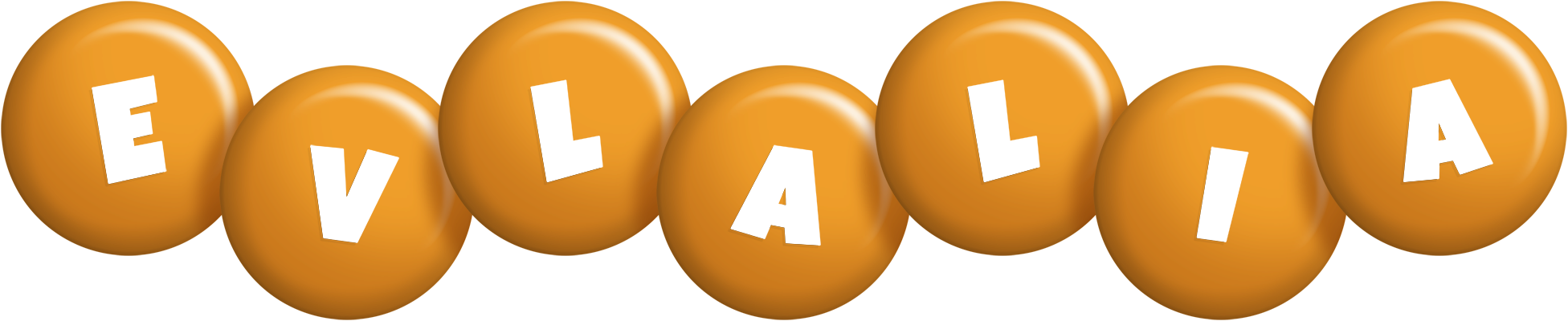 Evlalia candy-orange logo