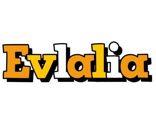 Evlalia cartoon logo