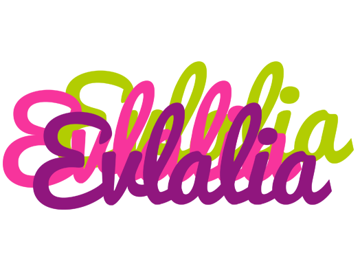 Evlalia flowers logo