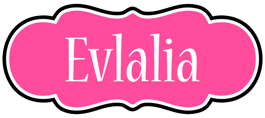 Evlalia invitation logo