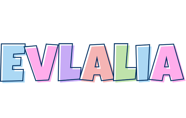 Evlalia pastel logo