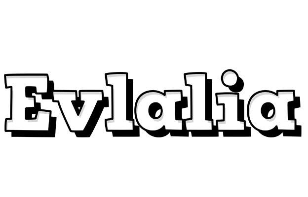 Evlalia snowing logo