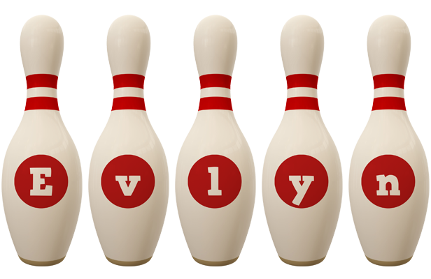 Evlyn bowling-pin logo