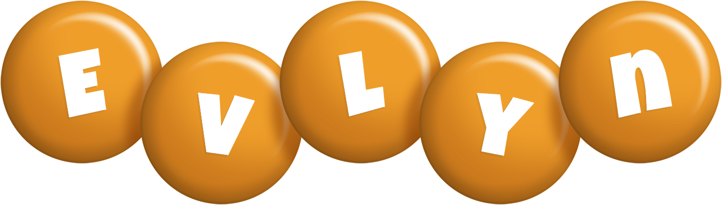 Evlyn candy-orange logo