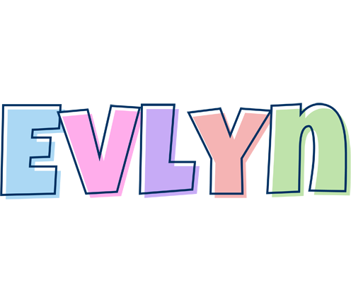 Evlyn pastel logo