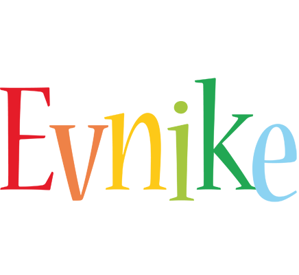 Evnike birthday logo