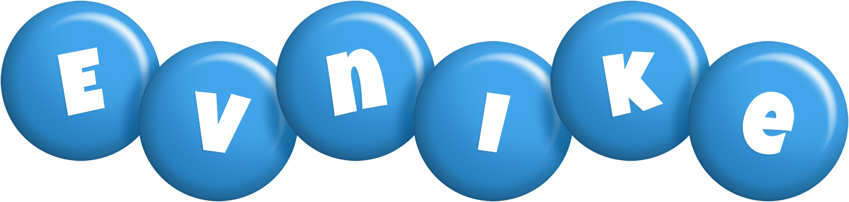 Evnike candy-blue logo