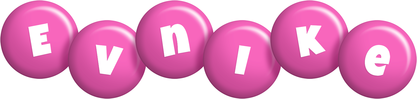 Evnike candy-pink logo
