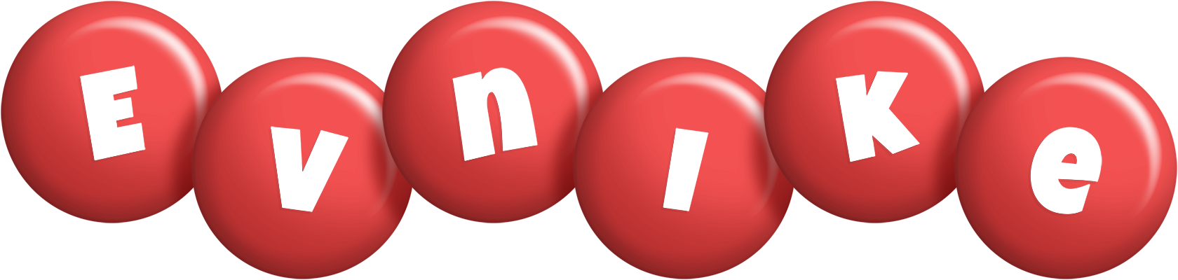 Evnike candy-red logo