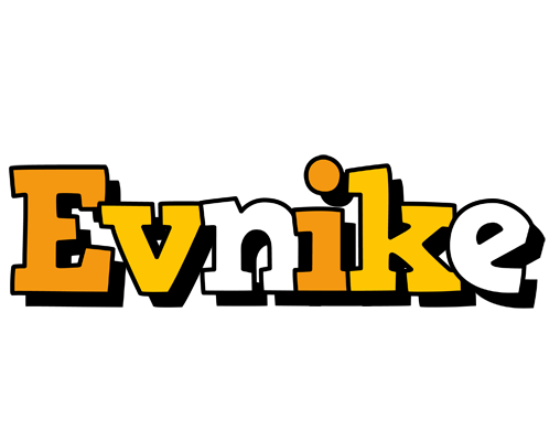 Evnike cartoon logo