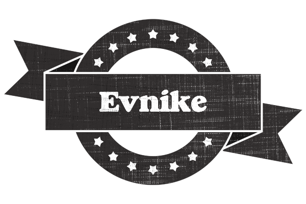 Evnike grunge logo
