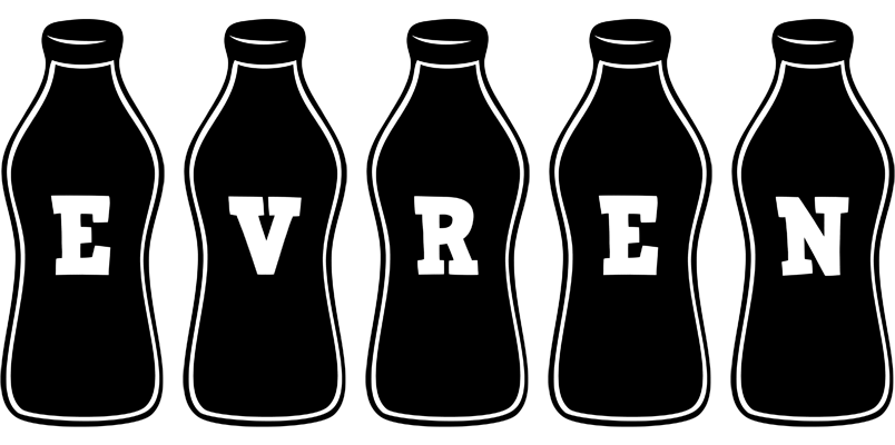 Evren bottle logo