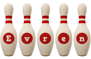 Evren bowling-pin logo