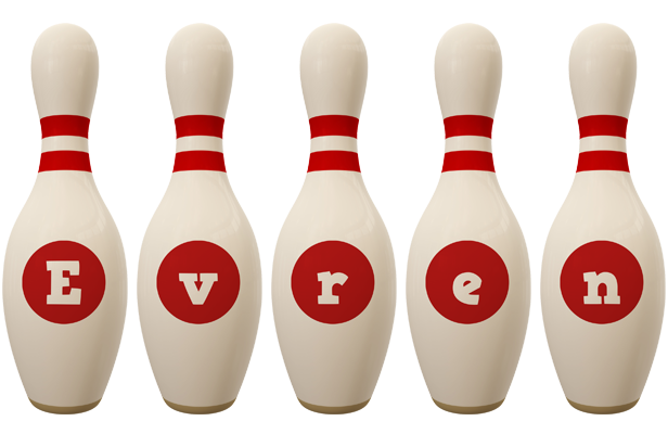 Evren bowling-pin logo