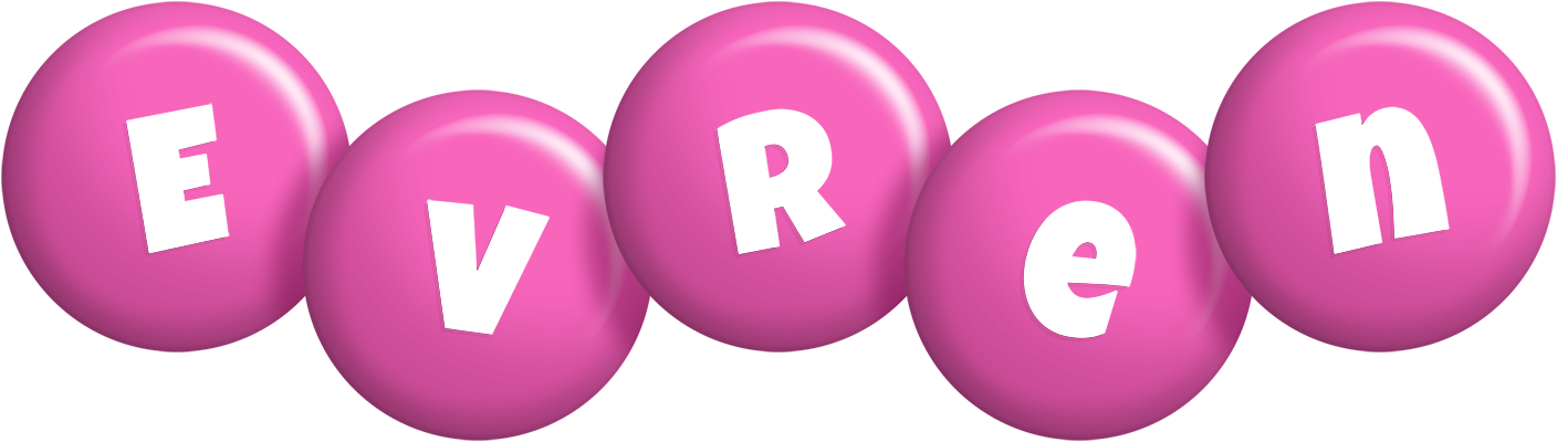 Evren candy-pink logo