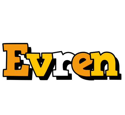 Evren cartoon logo