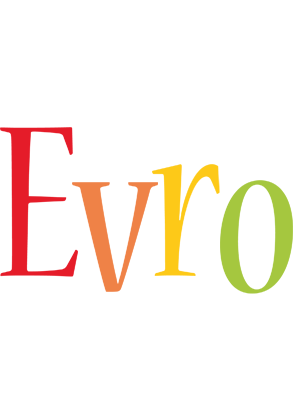 Evro birthday logo