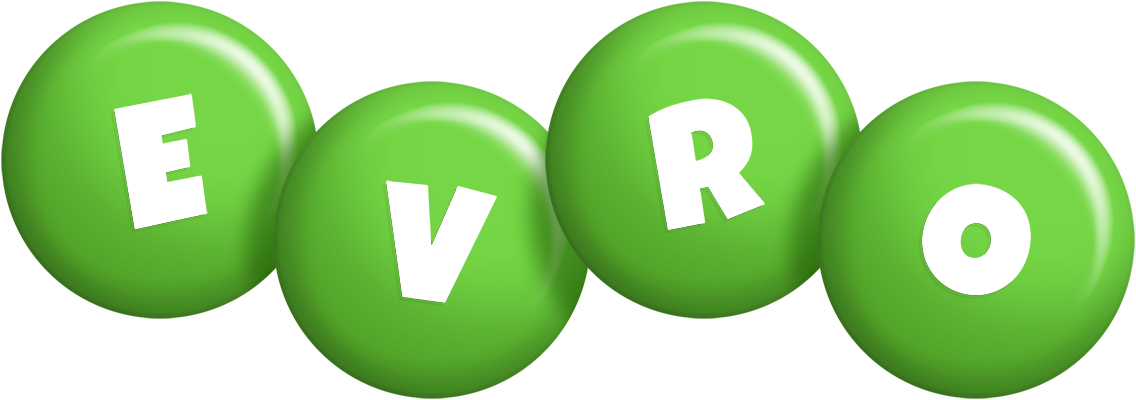 Evro candy-green logo