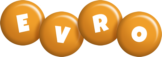 Evro candy-orange logo